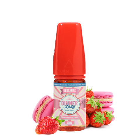 Koncentrat Dinner Lady - Strawberry Macaroon 30ml