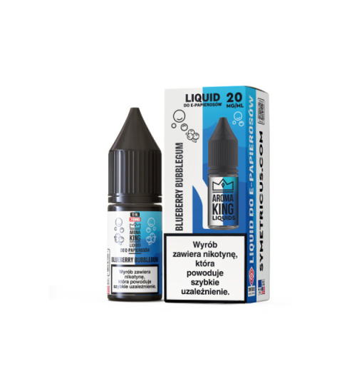 Liquid Aroma King Salt 20 mg 10 ml - Blueberry Bubblegum