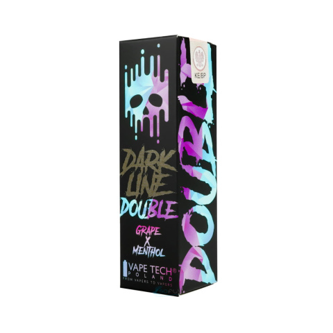 Longfill DARK LINE Double - Grape Menthol 8/60ml