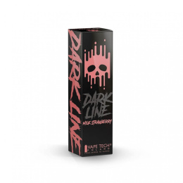 Longfill Dark Line 6/60ml - Milk Strawberry