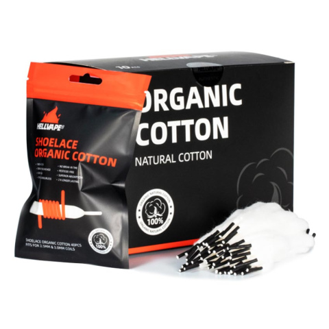 Bawełna - Shoelace Organic Cotton (single lace) (40 pcs) - Hellvape