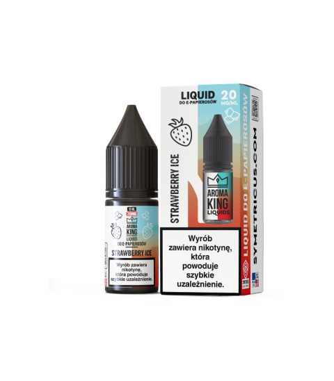 Liquid Aroma King Salt 10 ml - Strawberry Ice 20 mg