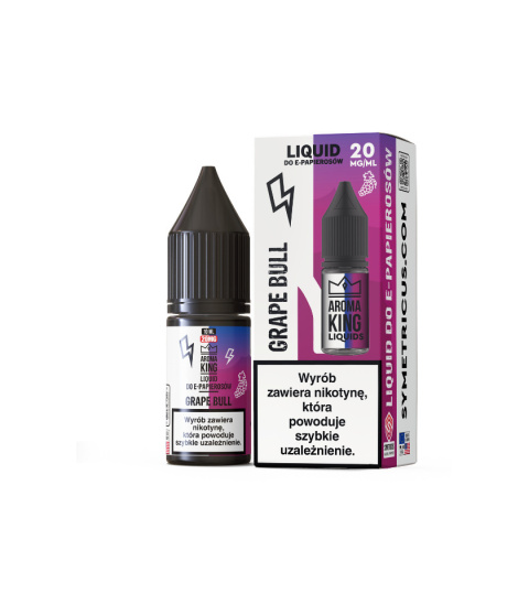 Liquid Aroma King Salt 20 mg 10 ml - Grape Bull