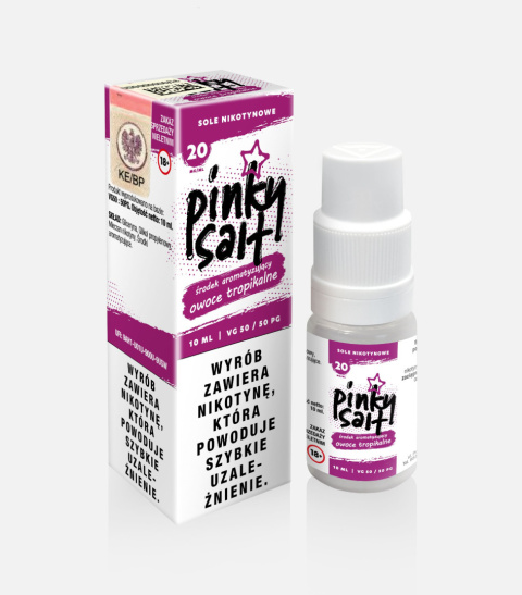 Liquid Pinky Vape Salt - 10ml Owoce tropikalne 20mg