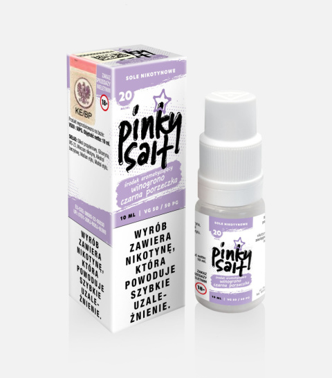 Liquid Pinky Vape Salt - 10ml Winogrono Czarna porzeczka 20mg