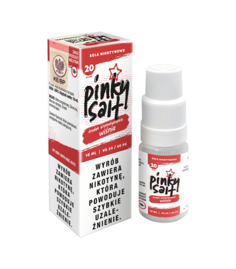 Liquid Pinky Vape Salt - 10ml Wiśnia 20mg