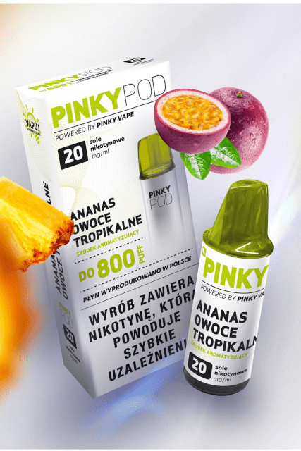 Kartridż Pinky POD - Ananas Owoce Tropikalne