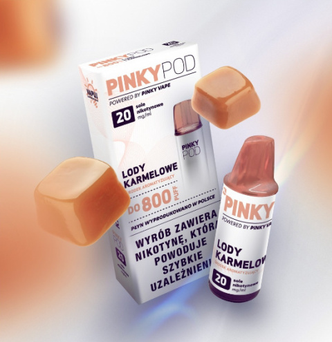 Kartridż Pinky POD - Lody Karmelowe