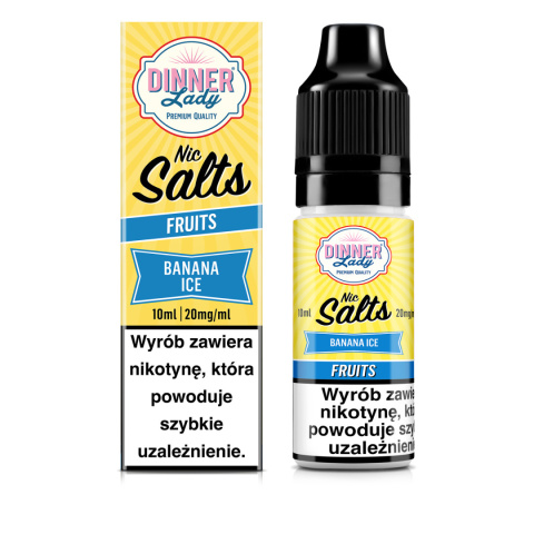 Liquid Dinner Lady Salt 20mg - Banana Ice