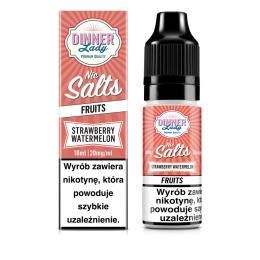 Liquid Dinner Lady Salt 10ml - Strawberry Watermelon 20mg