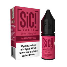 Liquid Sic Salts 10ml Raspberry Ice 20mg