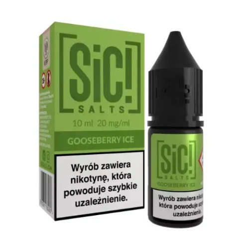 Liquid Sic Salts 10ml Gooseberry Ice 20mg