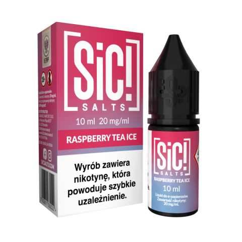 Liquid Sic Salts 10ml Raspberry Tea Ice 20mg