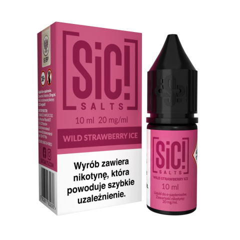 Liquid Sic Salts 10ml Wild Strawberry Ice 20mg