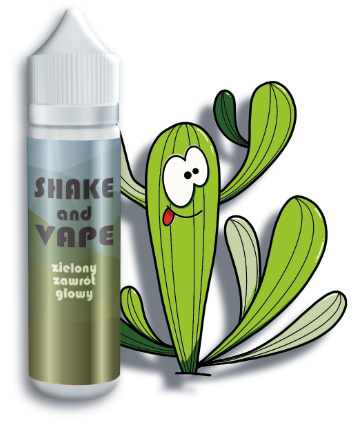 SHAKE AND VAPE 50/60ml - Zielony Zawrót Głowy