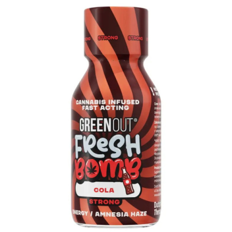 Shot konopny Green Out® Fresh Bomb Cola - Strong Dutch 100ml