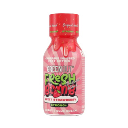 Shot konopny Green Out® Fresh Bomb Sweet Strawberry Strong+ 100ml