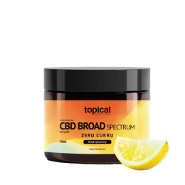 Żelki Konopne CBD BEZ CUKRU 750MG Cytrynowe - Polskie - TOPI