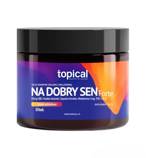 Żelki Na dobry SEN FORTE CBD + MELATONINA - TOPI