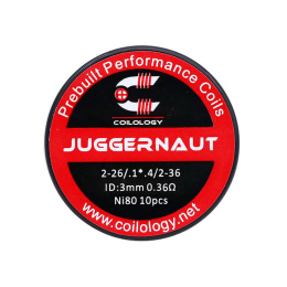 10szt. Coilology Juggernaut Prebuilt Coil (26ga+36ga)*2+38ga*26ga