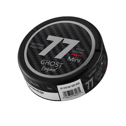 Woreczki nikotynowe 77 Ghost Mini Original Extra Strong