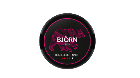 Woreczki Nikotynowe BJORN STRONG - Rhubarb & Elderflower 19,5mg