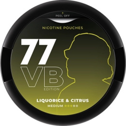 Woreczki Nikotynowe 77 VB Edition Liquorice & Citrus Medium 10,4mg